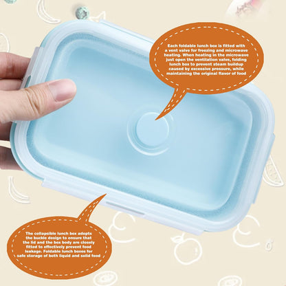Collapsible Silicone Food Storage Container