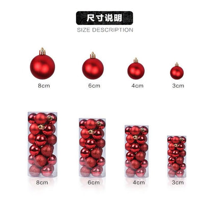 20pcs Set Christmas Balls Ornaments