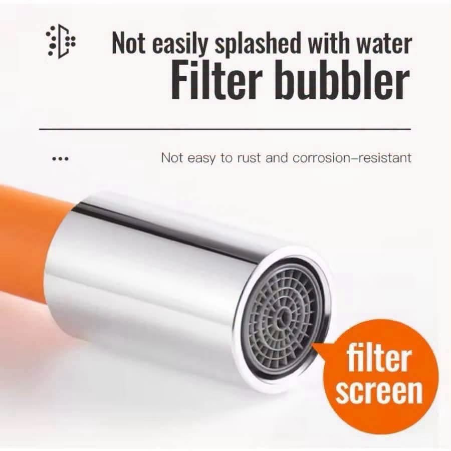 306 Degree Rotating Flexible Water Faucet Extender (20cm)