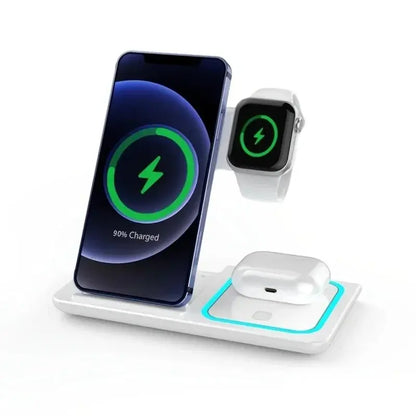 3-in-1 15W Fast Wireless Charging Station