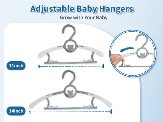 Stackable Adjustable Kids Clothes Hanger