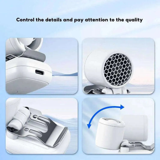 Mini Clip On Fan for Hat and Clothes