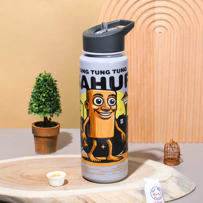Tung Tung Sahur Water Bottle for Kids 800ml