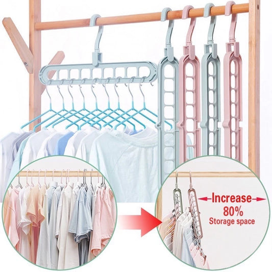 9-Hole Clothes Hanger