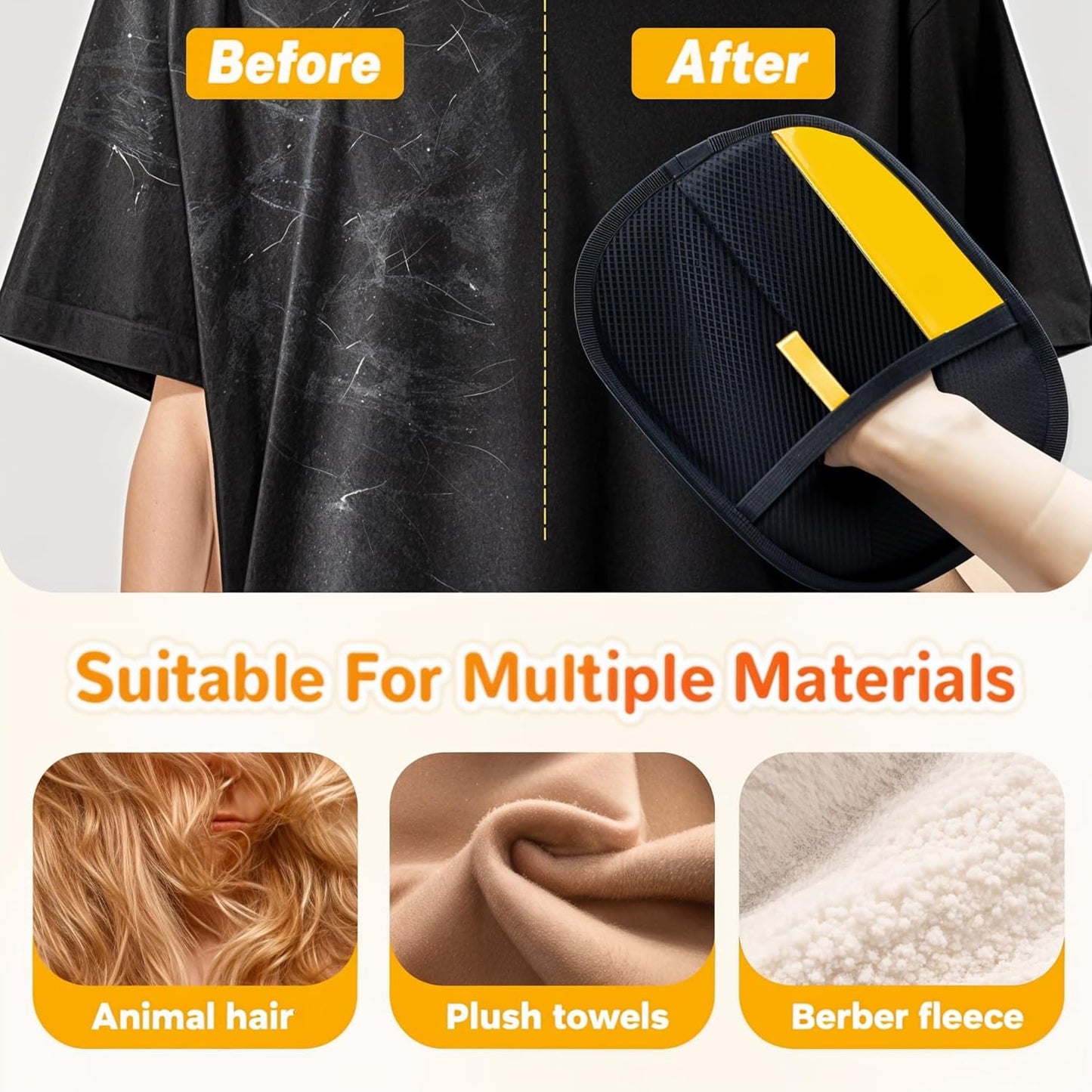 Electrostatic  Pet Hair Remover Glove