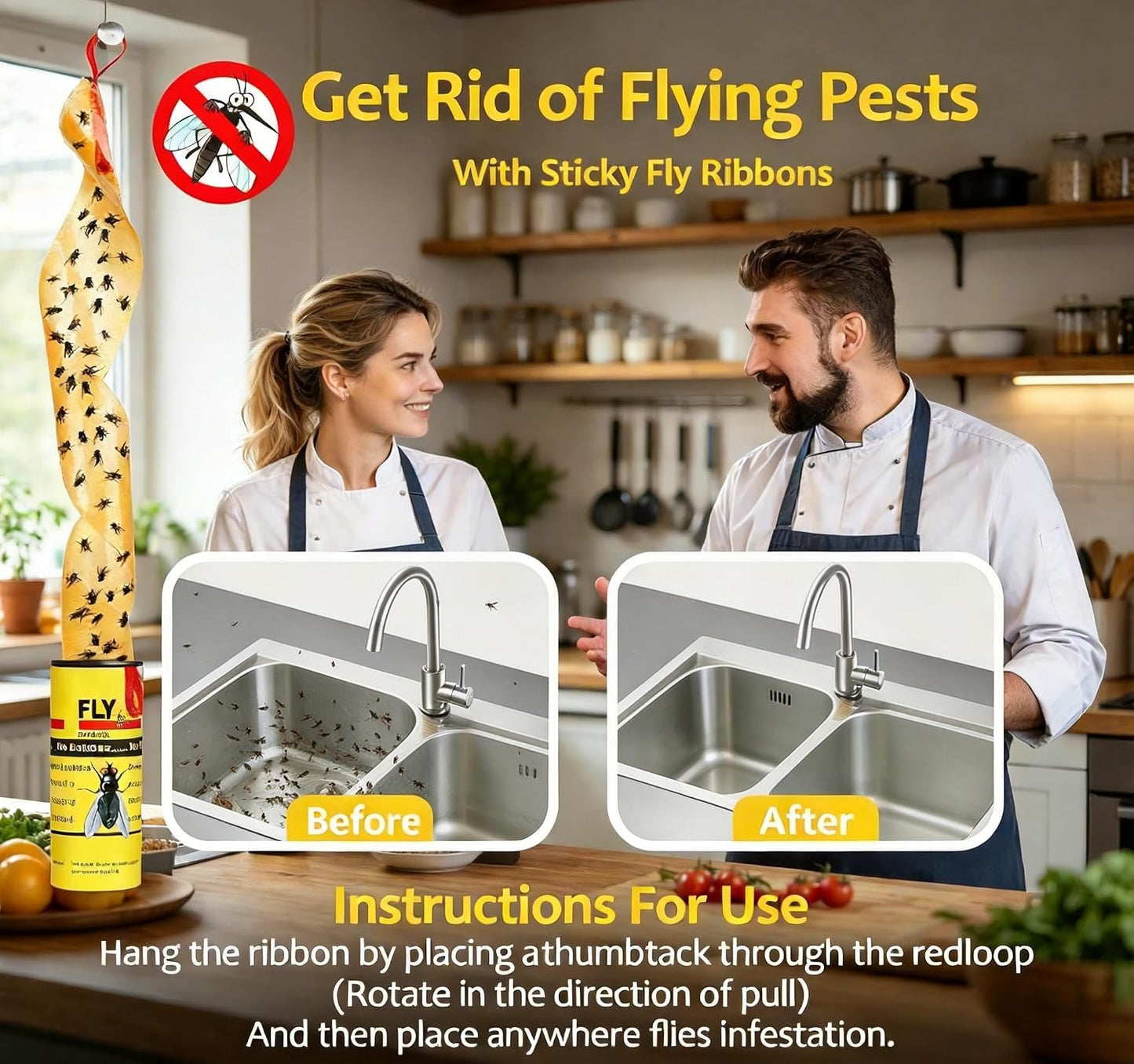Sticky Fly Catch Trap