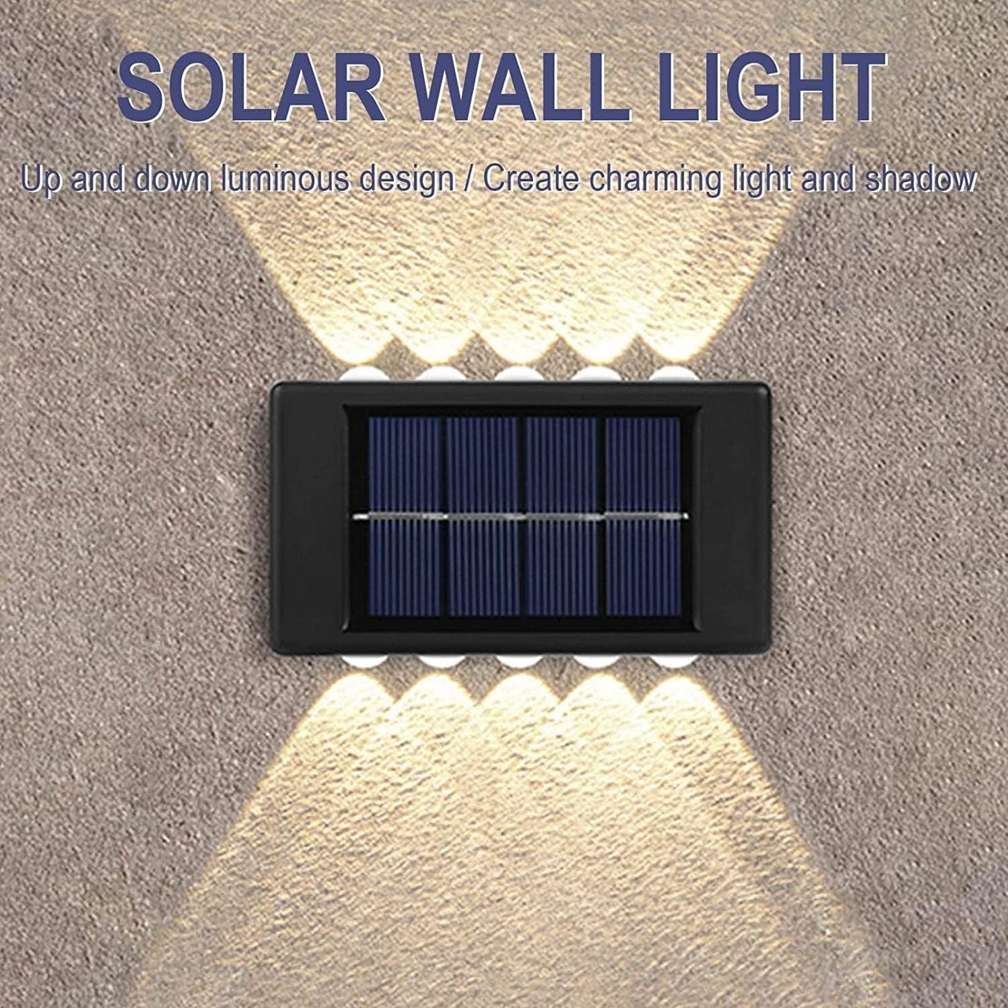 Solar Powered Waterproof Wall Lights