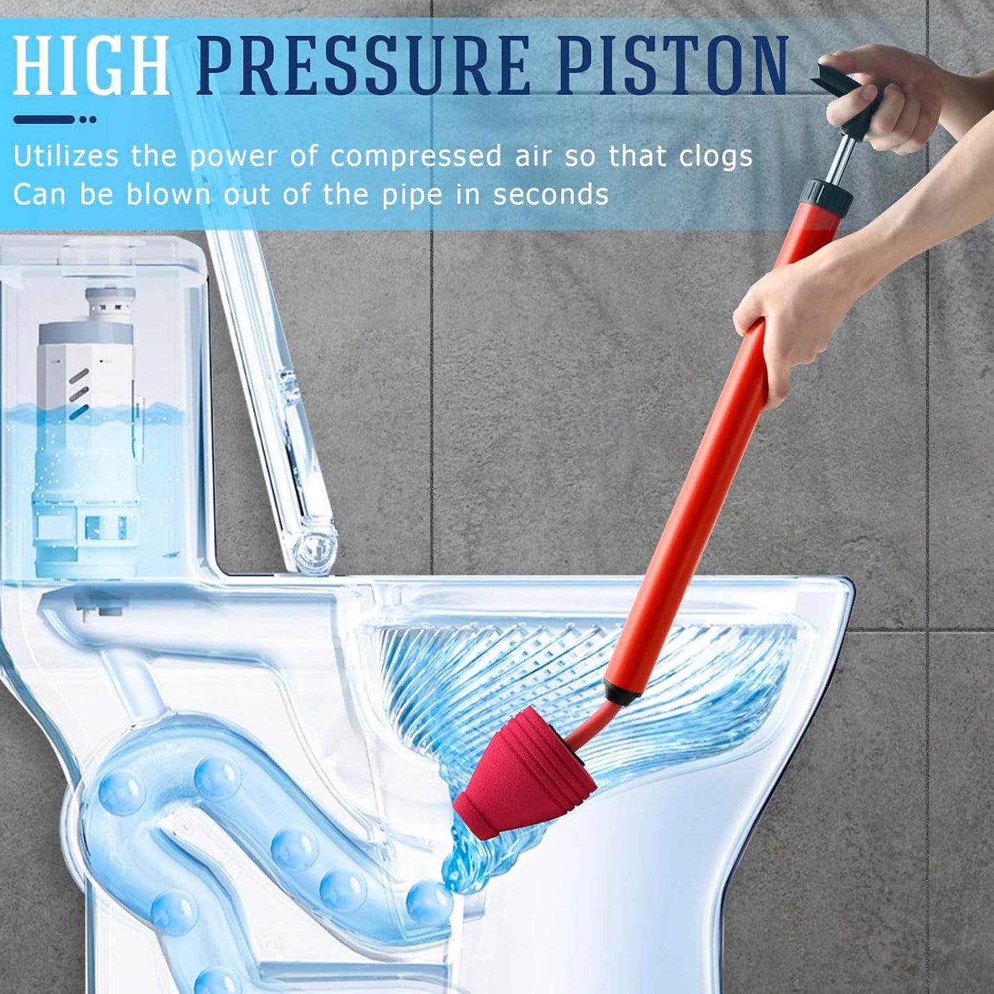 High Pressure Toilet Plunger