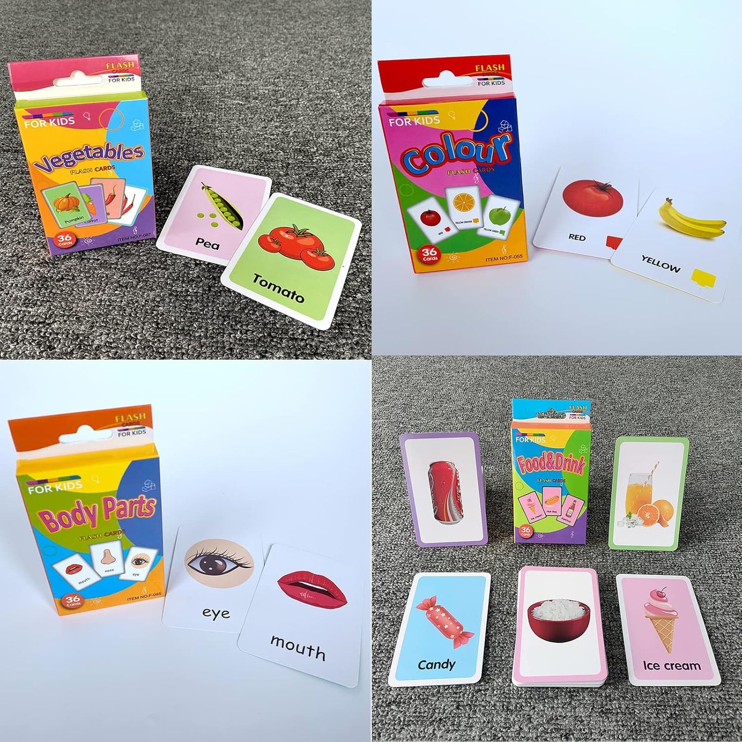 Learning Flash Cards for Toddlers