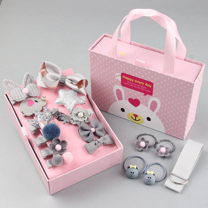 18-Piece Kids Hair Accessories Gift Box Set