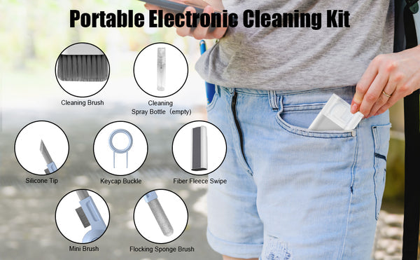 7-in-1 Keyboard Cleaner Brush Kit Cleaning Tools