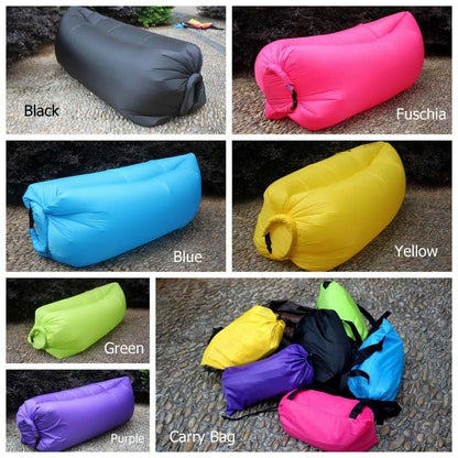 Outdoor Inflatable Sleeping Bag Banana Folding Sofa Bed