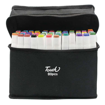 80pcs Dual Tip Alcohol Marker
