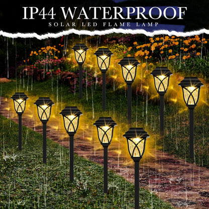 LED Solar Retro Pathway Lights