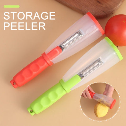 Multi-functional Peeler with Built-in Container