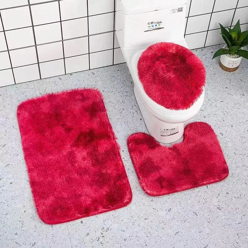 3PCS Bathroom Mat Set
