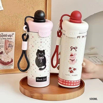 Kawaii Stainless Steel Tumblers 500ml