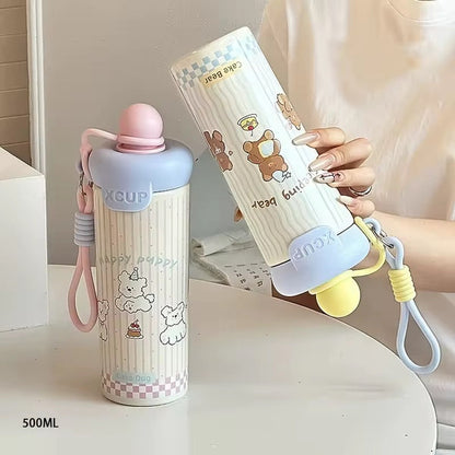 Kawaii Stainless Steel Tumblers 500ml