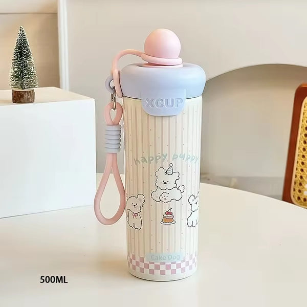 Kawaii Stainless Steel Tumblers 500ml