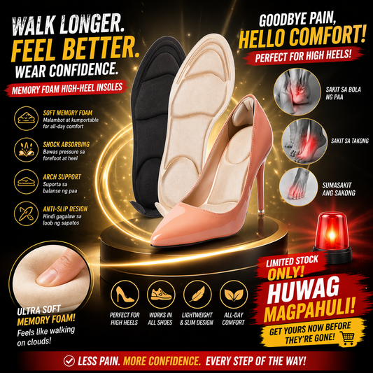 Memory Foam  High-heel Shoes Insoles