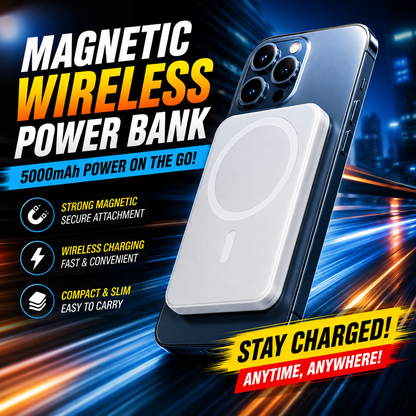 Magnetic Wireless Power Bank  5000mAh