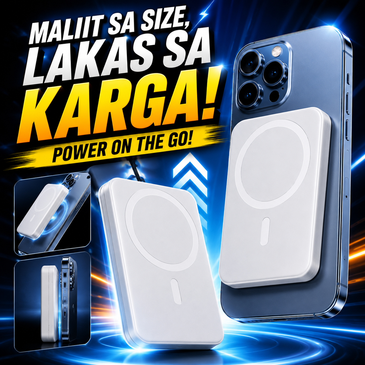 Magnetic Wireless Power Bank  5000mAh