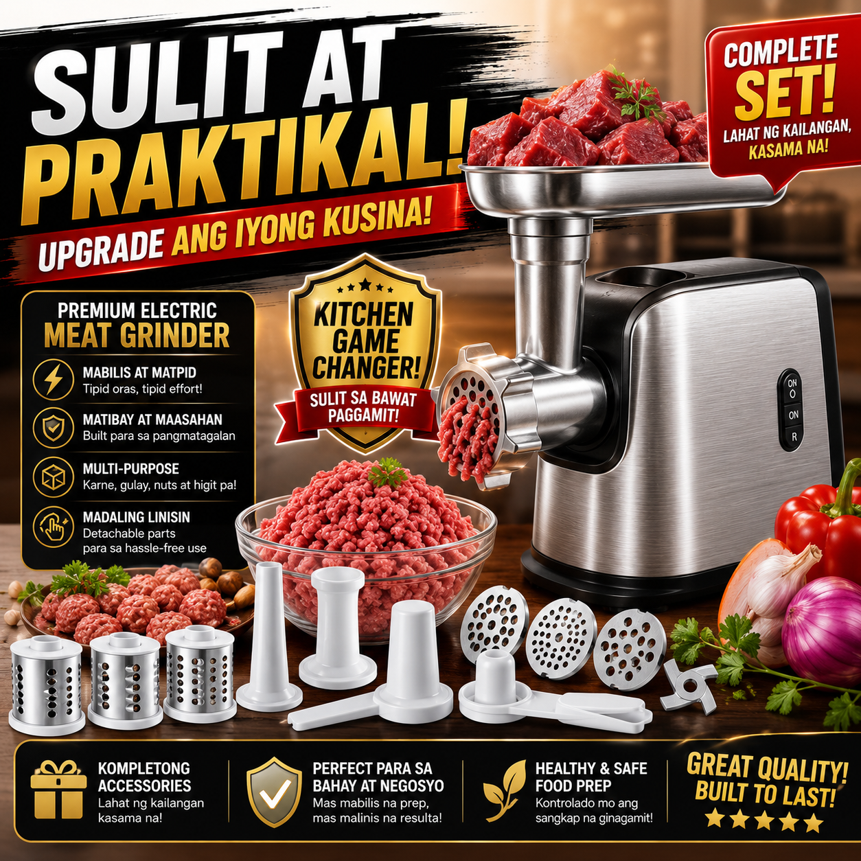 Electric Meat Grinder