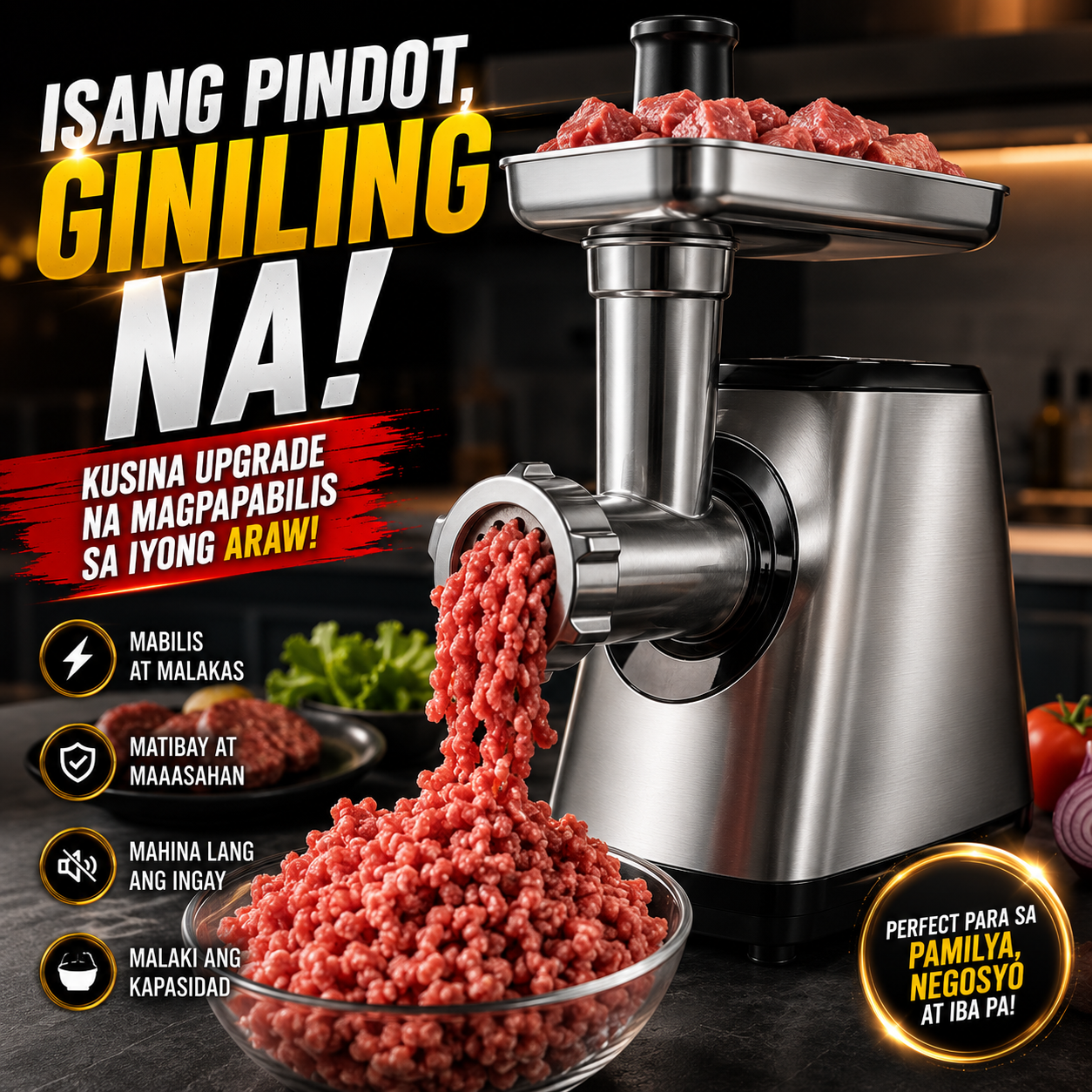 Electric Meat Grinder