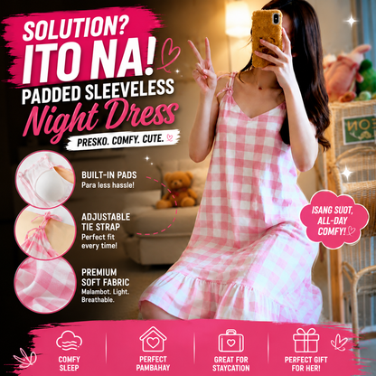 Padded Sleeveless Night Dress