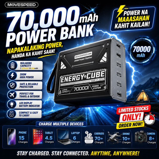 MOVESPEED 70000mAh Power Bank