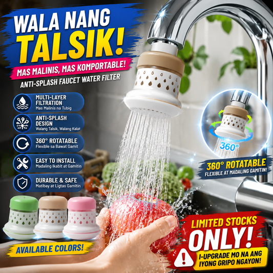 Anti-Splash Faucet Water Filter