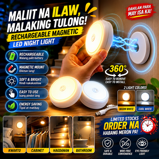 Rechargeable Magnetic LED Night Light