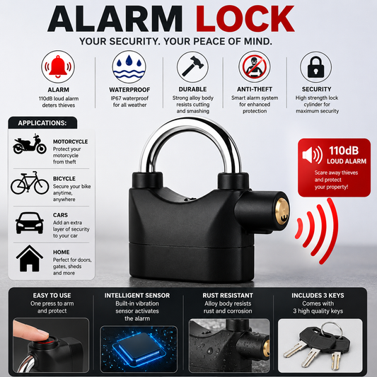Anti-Theft Alarm Padlock