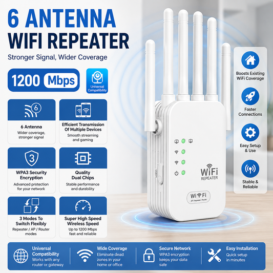 6 Antenna Wifi Repeater