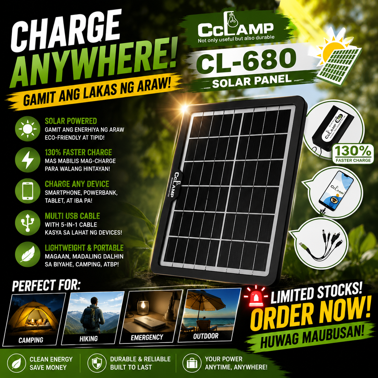 Solar Charging Panel