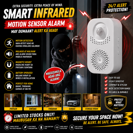 Smart Infrared Motion Sensor Alarm