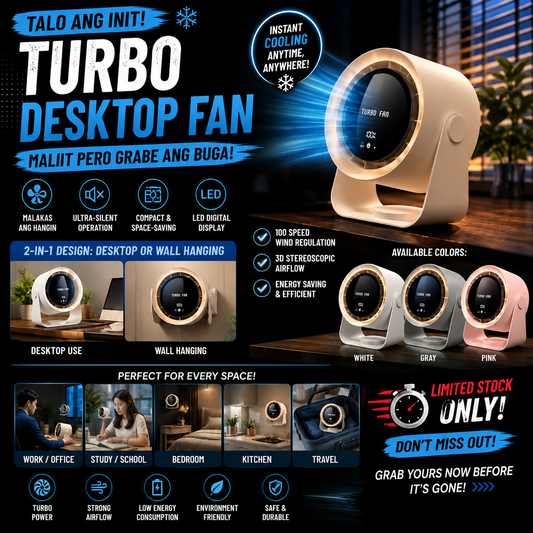 Turbo Desktop Fan
