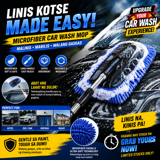 MICROFIBER CAR WASH MOP