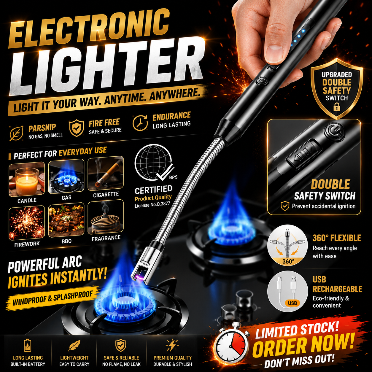 Rechargeable Electric Lighter