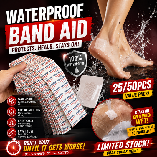 Waterproof Hypoallergenic Band Aid – Gentle on Skin, Tough on Protection!