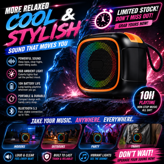 Mini Wireless Bluetooth Speaker Bass Charge Stereo Sound