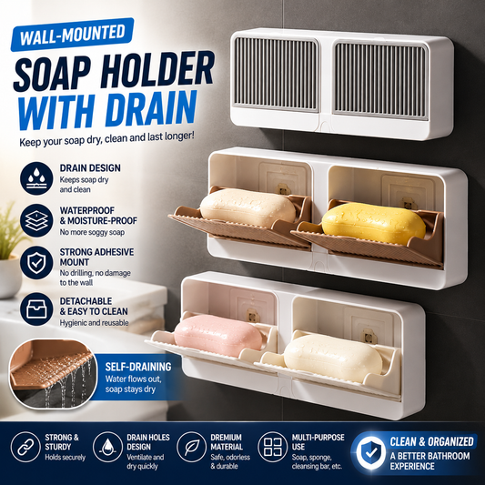 Double-Grid Soap Holder