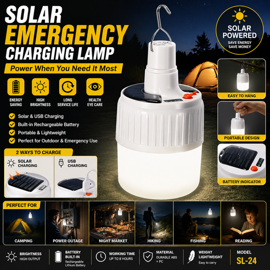 Solar Emergency Charging Lamp