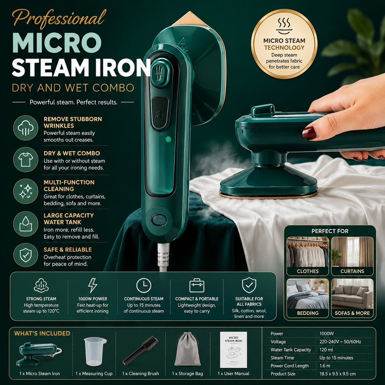 Micro Steam Iron