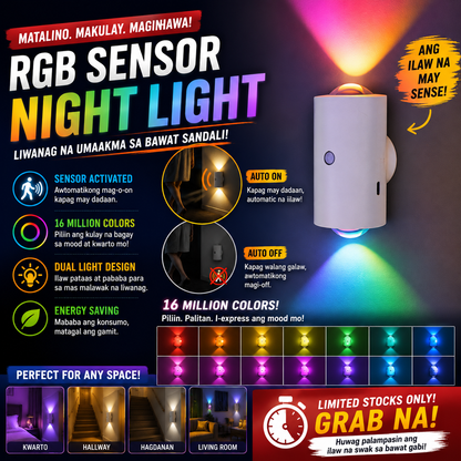 Rechargeable RGB Ambient Light with Motion Sensor