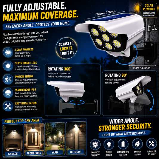 Solar Motion Sensor Light