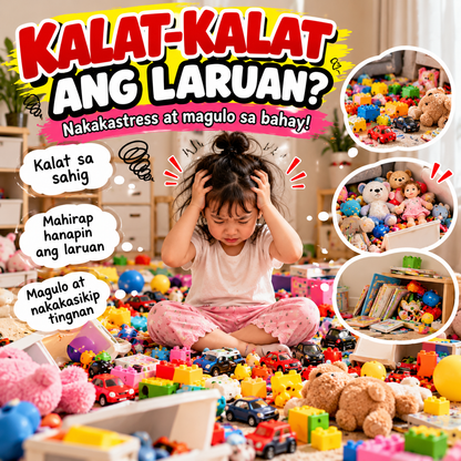 3 Layers Toy Organizer Storage Rack