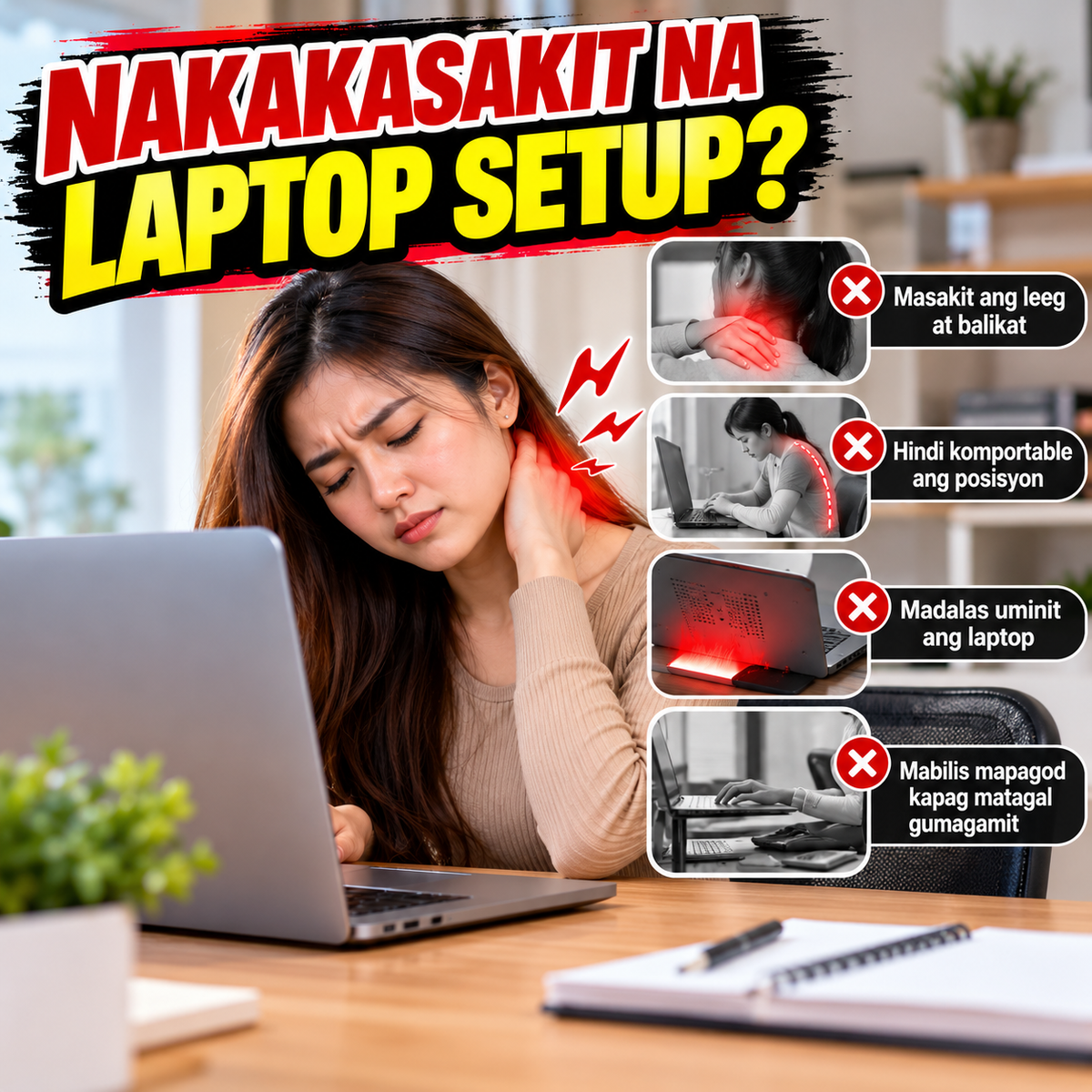 Adjustable Foldable Laptop Stand