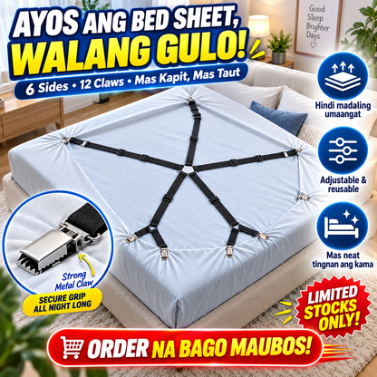 6 Sides Bed Sheet Clip