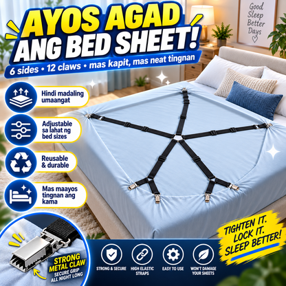 6 Sides Bed Sheet Clip
